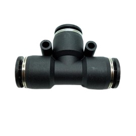 CDQBWKJGFJ 10 Pcs Pneumatic 3/8" Push to Connect Tee Fitting Air Pneumatic T Connector