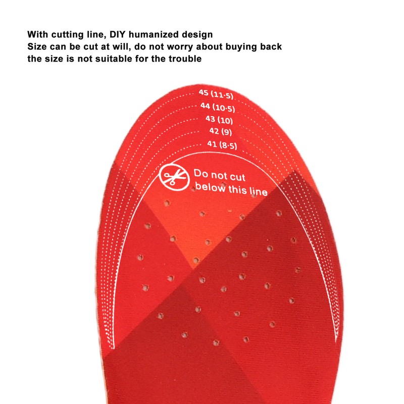 Electric Heated Insoles Graphene USB Rechargeable Foot Warmers with Remote