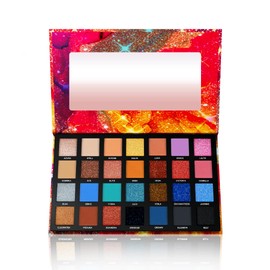 Colorbar Eyeshadow Palette - Richly Pigmented Glitter Eyeshadow - Crease-Proof and Velvety Smooth - Long-lasting Wear - Pixie Love - 0.9 oz