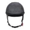 LNCHAO Retro Handmade Leather Half Motorcycle Helmet for Men &