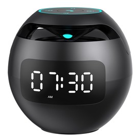 Round Ball Speaker Clock Dynamic Speaker Alarm Clock Intelligent Clock