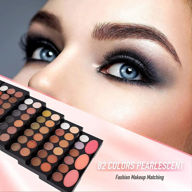 Paleta Maquillaje 142 Sombras Ojos Completa