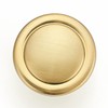 Ravinte 30 Pack 1-1/4" Cabinet Handles Brushed Brass Kitchen Knobs