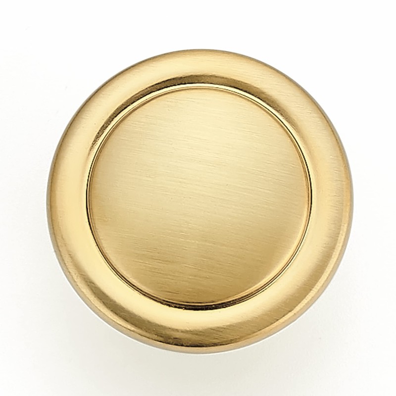 Ravinte 30 Pack 1-1/4" Cabinet Handles Brushed Brass Kitchen Knobs