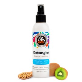 SO COZY SoCozy Detangler Leave-In Conditioner Spray For Kids Hair Strengthens and Softens, No Parabens, Sulfates, Synthetic Colors or Dyes, 5.2 Fl Oz (580A)