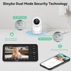 Simyke Video Baby Monitor with Camera and Audio,5'' Screen,720P,No Wifi