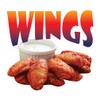 Custom Food Truck Decals Chicken Wings Food and Beverage Concession