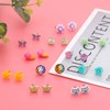 NEWITIN 100 Pares De Aretes Lindos Y Coloridos Para Niñas,