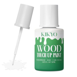White Paint for Wood, Safe & Quick-Dry White Wood Paint, White Cabinet Touch Up Paint for Deep Cracks & Scratches, White Touch Up Paint for Wood with Water & Peel Resistance, Fit Indoor & Outdoor