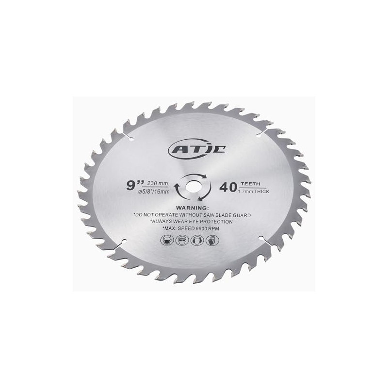 ATIE 9" x 40T 9 Inch 40 Tooth Carbide Tipped