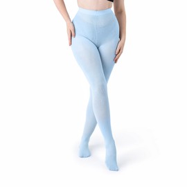 Silky Toes Women's Opaque Tights 1 or 2 Pairs -Black White And Colored Tights for Women