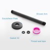 OFFO Shower Arm with Flange, 10 Inches Oil Rubbed Bronze