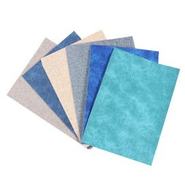 DOITOOL 6pcs DIY Leather Fabric Denim Leather Suit Kit Fashion Sewing Material