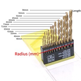 Swpeet Powerful Speedy Hand Drill 1/4-Inch Capacity with 13Pcs Drill Bit Set, Mini Hand Drill Manual ¼ inch with Finely Cast Steel Double Pinions Design, Chucks and Grip Handle for Woods, Plastics