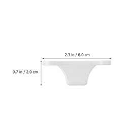 Yitaocity 2 Pair Door Retainer Kit T Shape Door Stop Retaining Catch Holder Door Stopper Resile Nylon Stopper Limiters for For Camper RV Motorhome Caravan Campervans