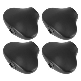 Guitar Tuning Peg Cap Ukulele Tuning Knob Handle Small Fishtail Shape Guitar Shaft Buckle Replacement Buttons Handle Tip (Black)