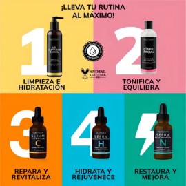 Kit Skincare - Limpiador Facial  Tonico Facial  Serum Vitamina C  Suero Acido Hialuronico  Serum Niacinamida - Cuidado Facial Antienvejecimiento Skin 