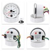 RYSJM 85mm White GPS Speedometer 0-160MPH with Tacho 8000RPM 4