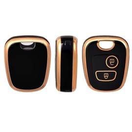 OFFCURVE Car Key Case Key Cover TPU Car Key Protective Cover 2 Buttons for Peugeot 106 207 308 Partner Expert Citroen C1 C2 C3 Xsara Berlingo Toyota Aygo
