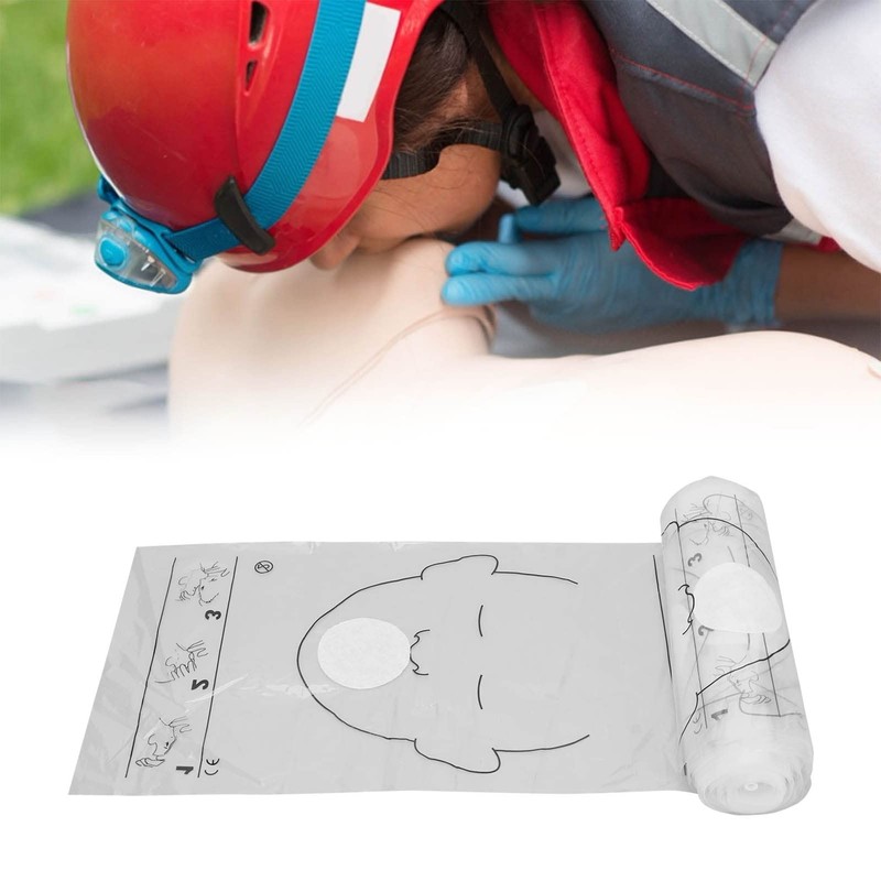1 Roll First Responder CPR Barrier Barrier Cardiopulmonary Resuscitation Disposable