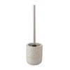 WENKO Pergole Freestanding Toilet Brush Ceramic with Stainless Steel Brush