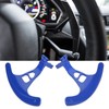 2PCS Shifter Paddle Aluminium Alloy Decor Replacement for Nissan GTR