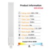 Amazing power 2-Pack 6W LED GX23 PL Lamp GX23d 2-Pin