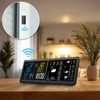 infactory Farbwetterstationen: WLAN-Funk-Wetterstation mit Widescreen-VA-Display, Außensensor und App (WLAN-Farbwetterstationen, Gartenthermometer)
