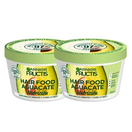 Kit Garnier Fructis HairFood Aguacate mascarilla para cabello seco 2Pack