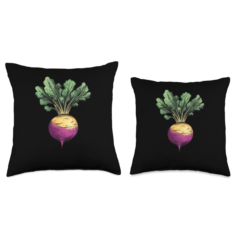 Rutabaga Pop Art Throw Pillow