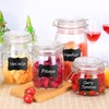 10 Piece Various Shaped Chalkboard Labels with Reusable Label Stickers