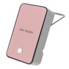 Mini Space Heater Pink Fast Heating Rotatable Holder Anti Slip