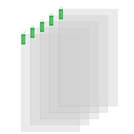 RugooSpink 5PCS Mono 4 Screen Protector Film Photon Mono 4 Ultra Protective Film Anti Scratch Film Replacement Wear Resistant Leak Proof for Anycubic 3D Printer Resin Parts/Accessories Replacement