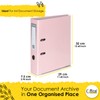 OFFICE CENTRE 1x Pastel Pink A4 Large 75mm Lever Arch