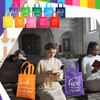 WILLBOND 30 Pcs Christian Tote Gift Bags Reusable Bible Verse