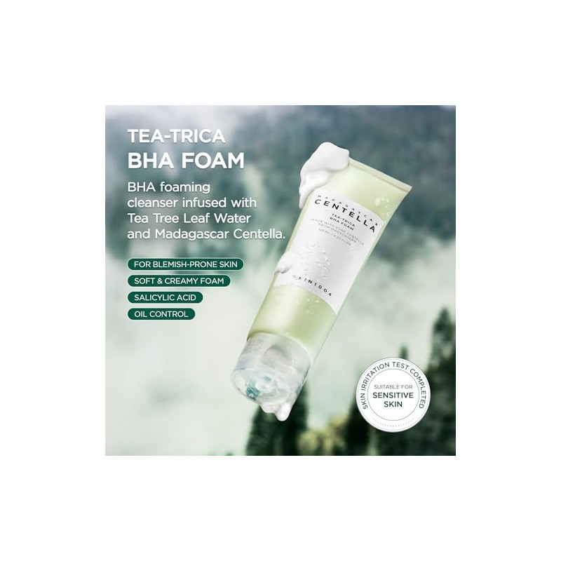 SKIN1004 Madagascar Centella Tea-Trica BHA Foam 125ml