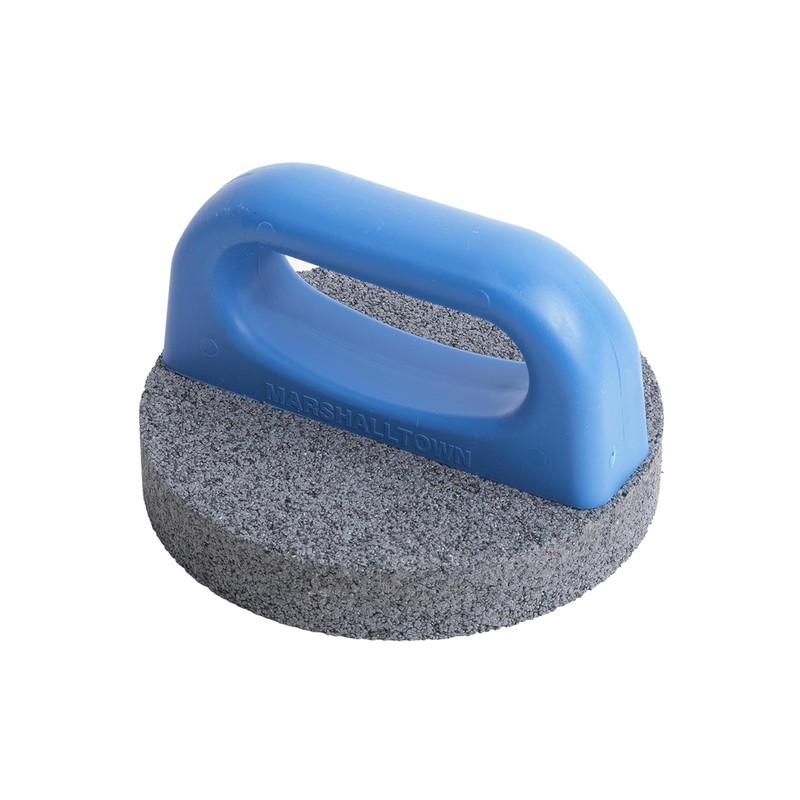 MARSHALLTOWN Rub Bricks, 25mm x 152mm, Round w/Handle, 20 Grit,