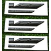 3Pcs V-Blackwing Emblems V-Series Black Out Blackwing Badge V Logo