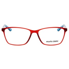 Calabria Claire 6210 Round Reading Glasses +4.00 Matte Crystal Red Blue Women