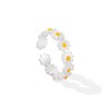 WALLFLOWER Daisy Ring 925 Silver Daisy Waterproof Genuine Sterling Silver