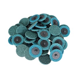 kimllier 50Pcs 2 Inch Blue Quick Change Surface Prep Conditioning Discs, R-Type Fine Disc for Cleaning, Finishing and Deburring on Metals