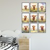 BigWig Prints Baby Highland Cow Nursery Wall Art - Highland