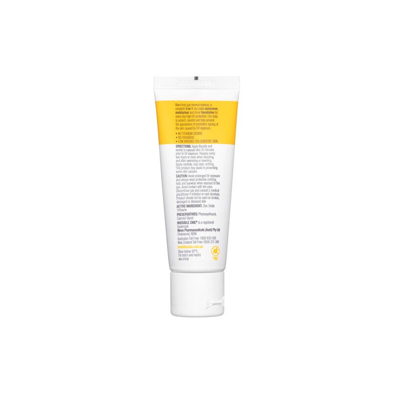 Invisible Zinc Tinted Daywear Mineral Shield SPF 30 Medium 50g
