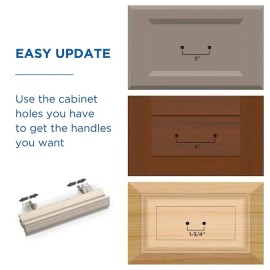 Brainerd Casual Column Adjusta-Pull 4-Pack 1'' to 4'' Handle Drawer Pulls