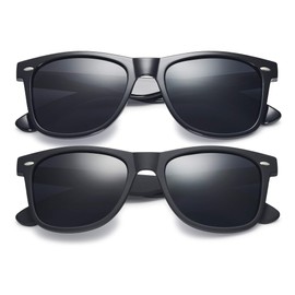 Retro Rewind Polarized Sunglasses for Men and Women - UV Protection Classic Mens Womens Sun Glasses - Cool Vintage 80s Shades