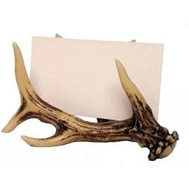 Slifka Resin Deer Antler Business Card Holder