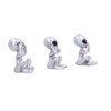 Nemesis Now Three Wise Aliens, Silver, 7.5cm (U5929V2)
