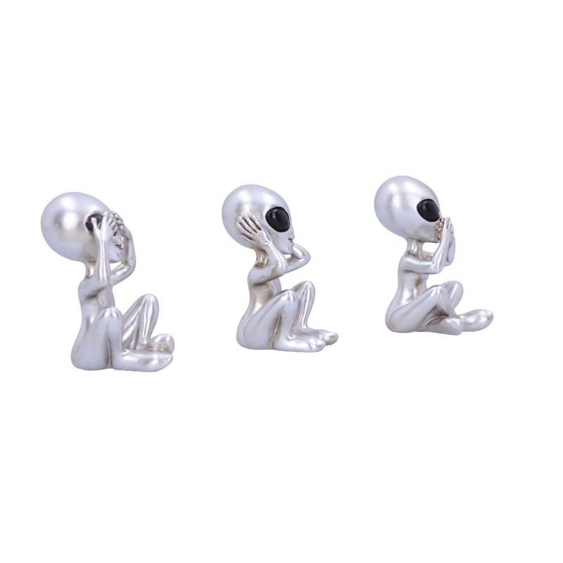 Nemesis Now Three Wise Aliens, Silver, 7.5cm (U5929V2)