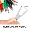 20 PCS Alligator Clips Electrical, 5-Color 21.5inch Test Leads with