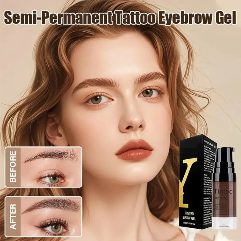 2pzs Tinte De Cejas Waterproof Larga Duración Kit 24h